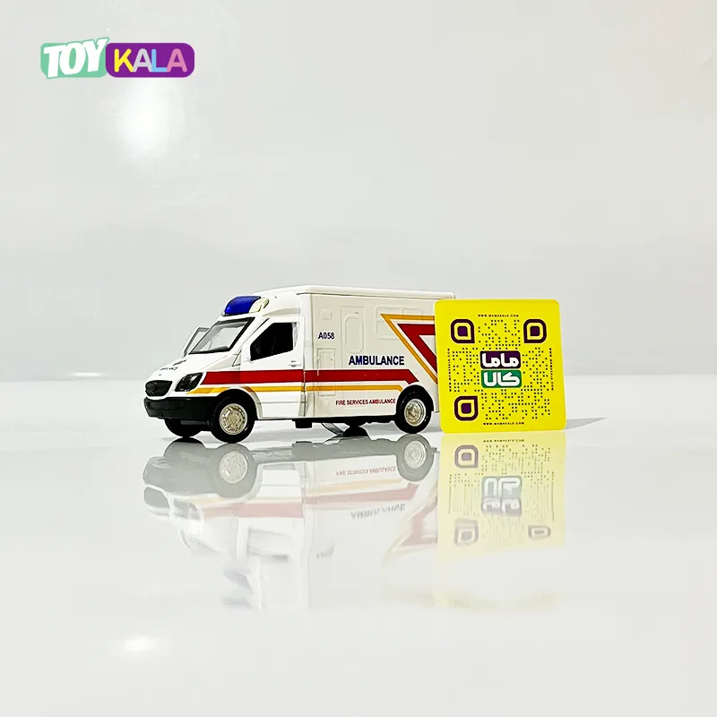 اسباب بازی ماشین آمبولانس موزیکال 12 سانتیمتر (کد 058) 1 اسباب بازی ماشین آمبولانس موزیکال 12 سانتیمتر (کد 058)