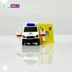 اسباب بازی ماشین آمبولانس موزیکال 12 سانتیمتر (کد 058)