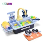 اسباب بازی سینک ظرفشویی آبی مدل Home Kitchen