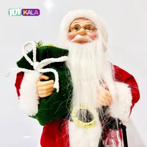 عروسک بابانوئل کریسمس وارداتی 30 سانتیمتر (کد 103)