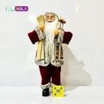 عروسک بابانوئل کریسمس وارداتی 50 سانتیمتر (کد107)