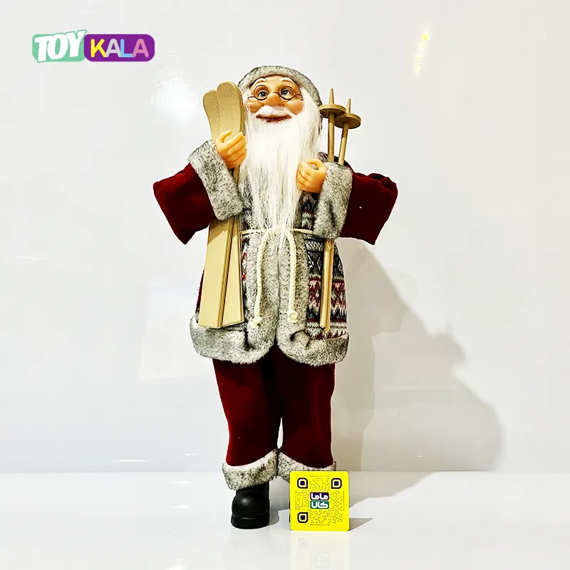 عروسک بابانوئل کریسمس وارداتی 50 سانتیمتر (کد 107) 1 عروسک بابانوئل کریسمس وارداتی 50 سانتیمتر (کد107)