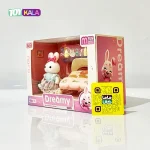 اسباب بازی ست کالسکه سه قلو خرگوش برند Dreamy