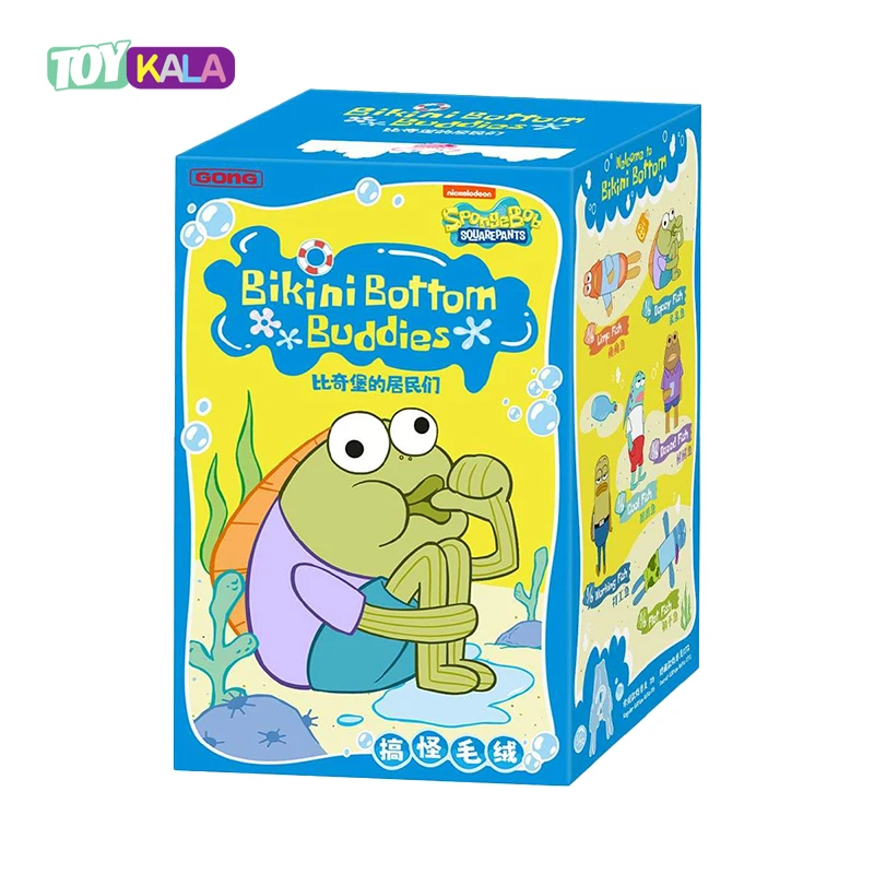 عروسک بیکینی باتم بلایندباکس شانسی سری Bikini Bottom Buddies پاپمارت 1 عروسک بیکینی باتم بلایندباکس شانسی سری Bikini Bottom Buddies پاپمارت