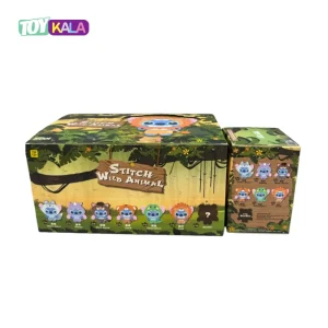 عروسک استیچ لباس حیوانات بلایندباکس شانسی سری Stitch Wild Animal تاپ‌توی