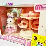 اسباب بازی ست وسایل تاب بازی خرگوش برند Dreamy
