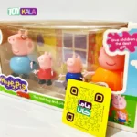 اسباب بازی ست فیگور خانواده پپاپیگ 4 عددی مدل HappyPig