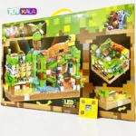 اسباب بازی لگو ماینکرافت 501 قطعه‌ مدل MY WORLD با LED