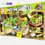 اسباب بازی لگو ماینکرافت 501 قطعه‌ مدل MY WORLD با LED