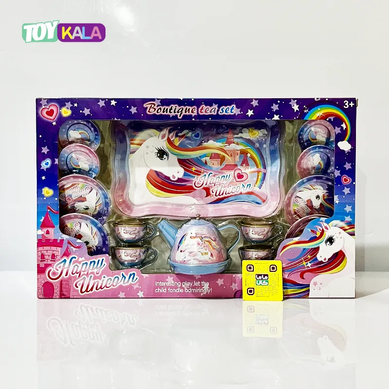 اسباب بازی ست چایخوری یونیکورن طرح Happy Unicorn 1 اسباب بازی ست چایخوری یونیکورن طرح Happy Unicorn