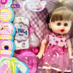 ست عروسک نوزاد موزیکال با وسایل نوزادی ArkaToys کد 113