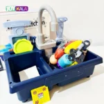 اسباب بازی سینک ظرفشویی آبی کد2 مدل Home Kitchen
