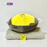 عروسک پنگوئن پتوبالشتی مدل رنگین کمان 45 سانتیمتر