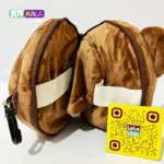 چشم بند عروسکی بالشتی طرح خرس