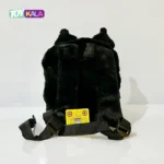 کوله پشتی عروسک کرومی مشکی 35 سانتیمتر