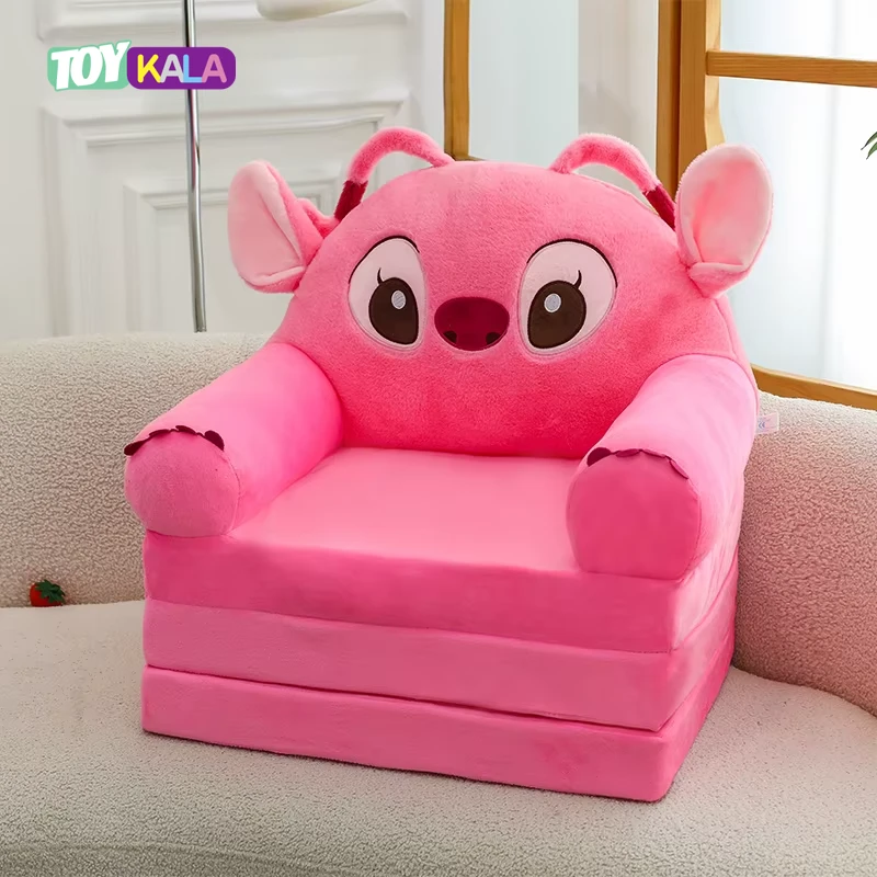 مبل تختخوابی کودک مدل استیج آنجل صورتی پرزی