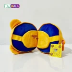 چشم بند عروسکی بالشتی طرح خرس نارنجی
