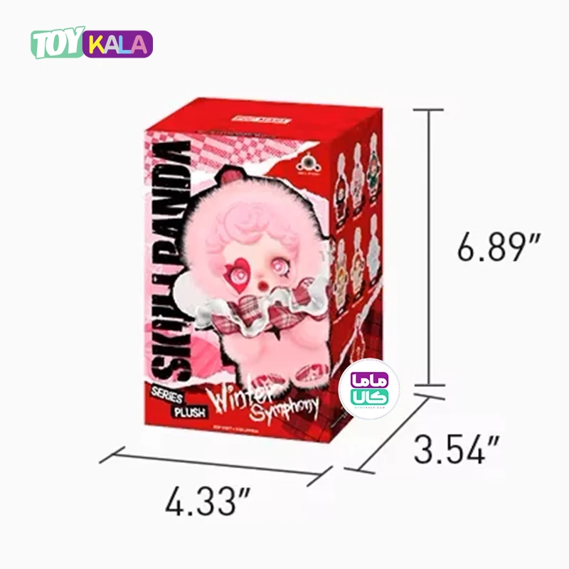 عروسک اسکول پاندا بلایندباکس شانسی سری SkullPanda Winter پاپ مارت 1 عروسک اسکول پاندا بلایندباکس شانسی سری SkullPanda Winter پاپ مارت