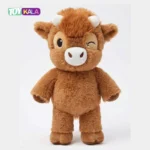 عروسک گاو دونده چشمکی وارداتی اصل 45 سانتیمتر