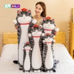 عروسک بالشتی گربه لوسیفر سایز بزرگ 100 سانتیمتر