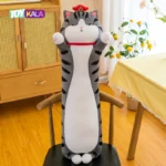 عروسک بالشتی گربه لوسیفر 80 سانتیمتر
